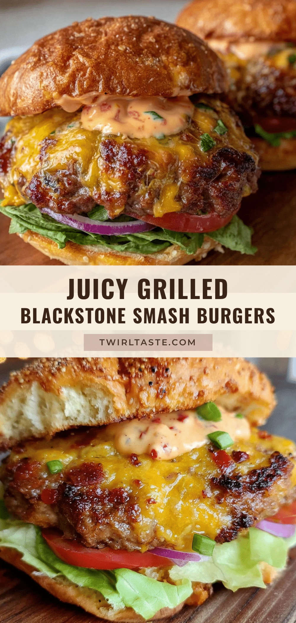 blackstone smash burgers recipe