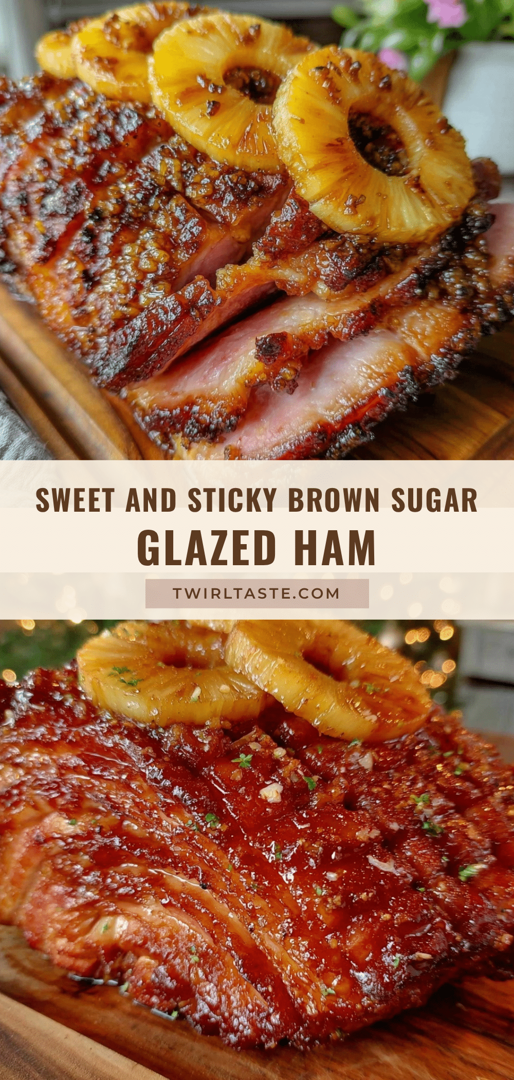brown sugar glazed ham recipe