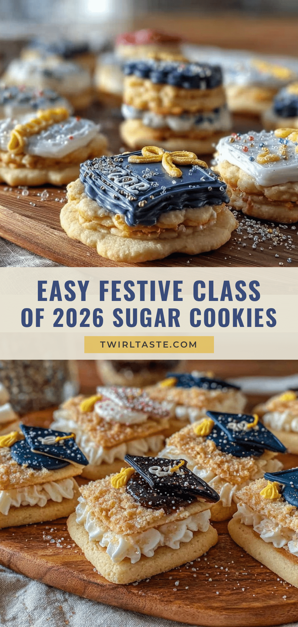 Class of 2026 decorated sugar cookies recipe
