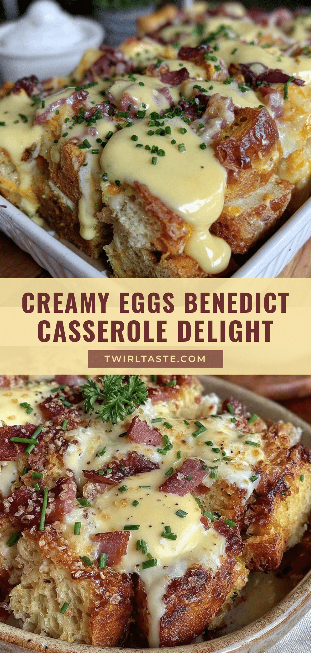 creamy eggs benedict casserole recipe