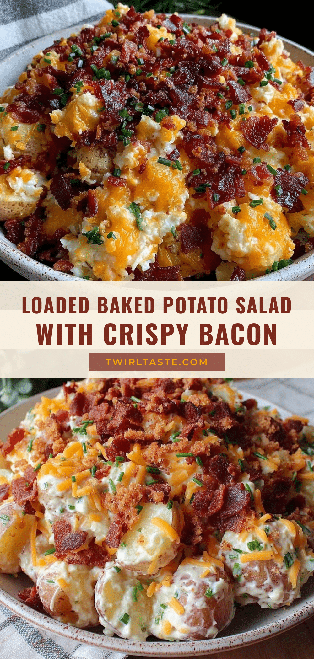 creamy loaded baked potato salad recipe