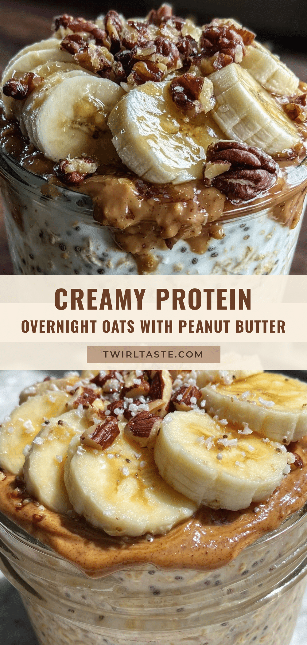 creamy protein overnight oats recipe