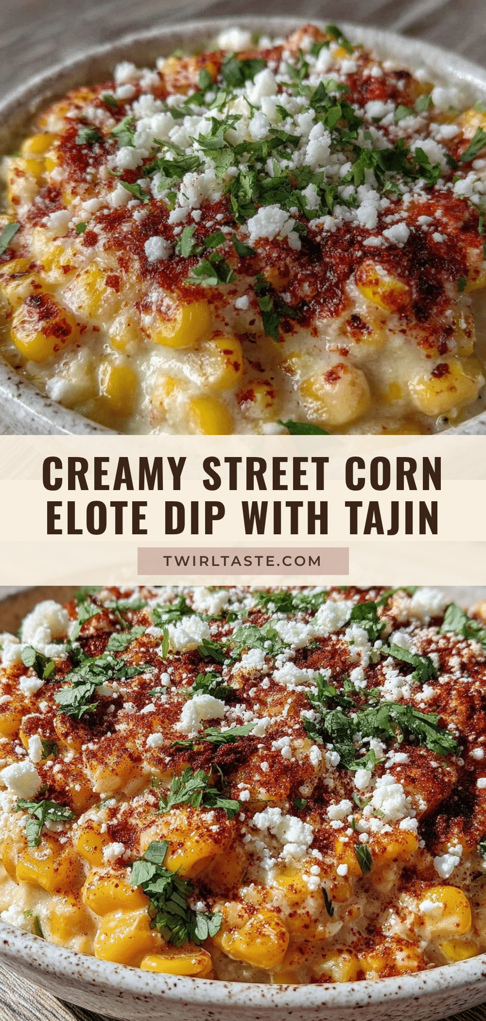 Creamy Street Corn Elote Dip recipe