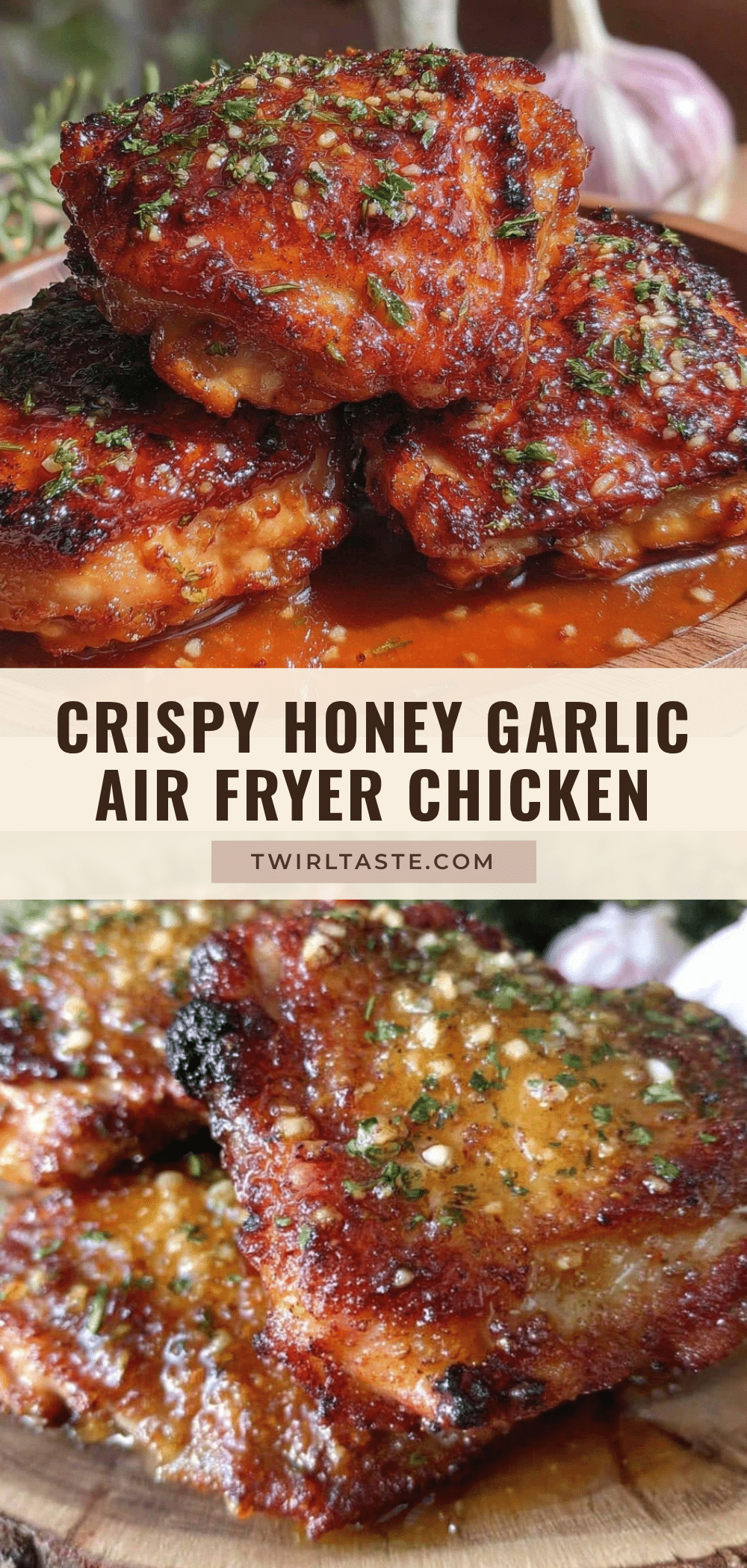 crispy air fryer chicken thighs recipe