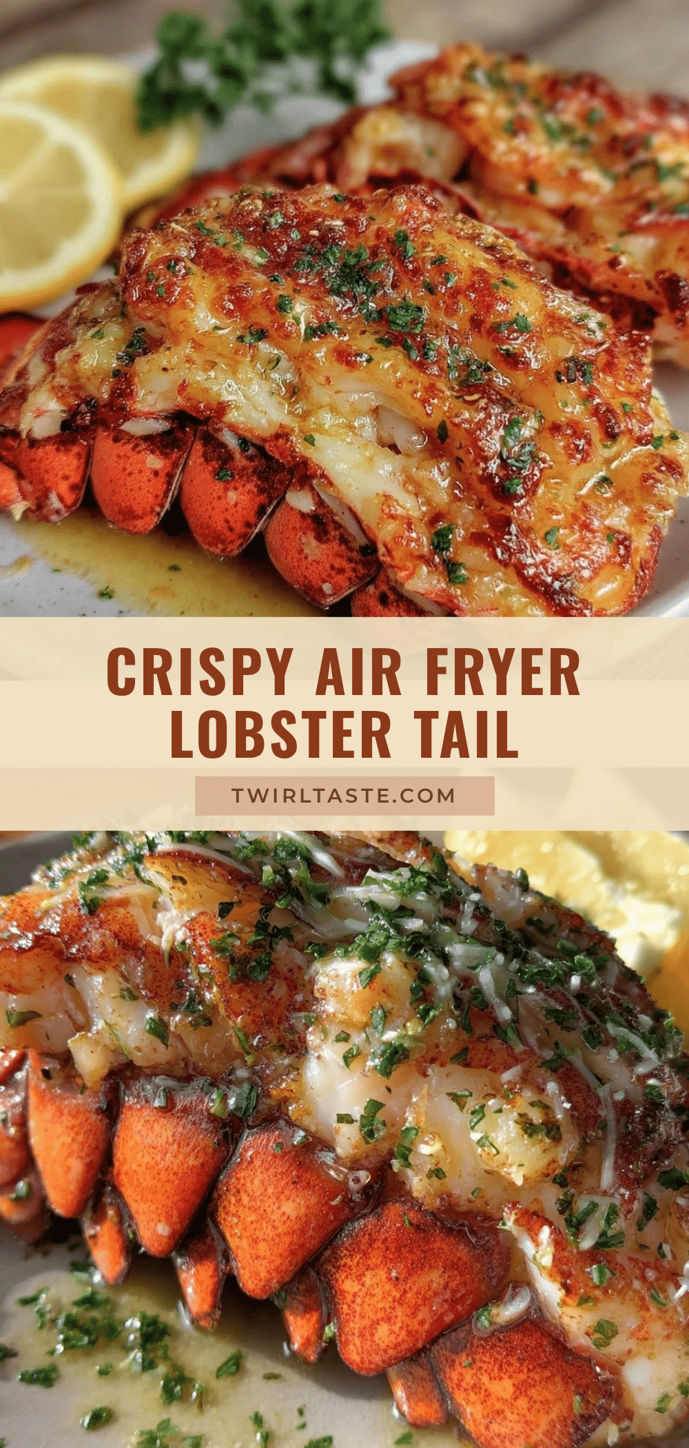 crispy air fryer lobster tail recipe