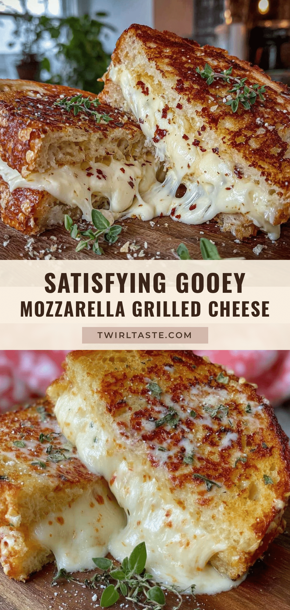 crispy mozzarella grilled cheese recipe