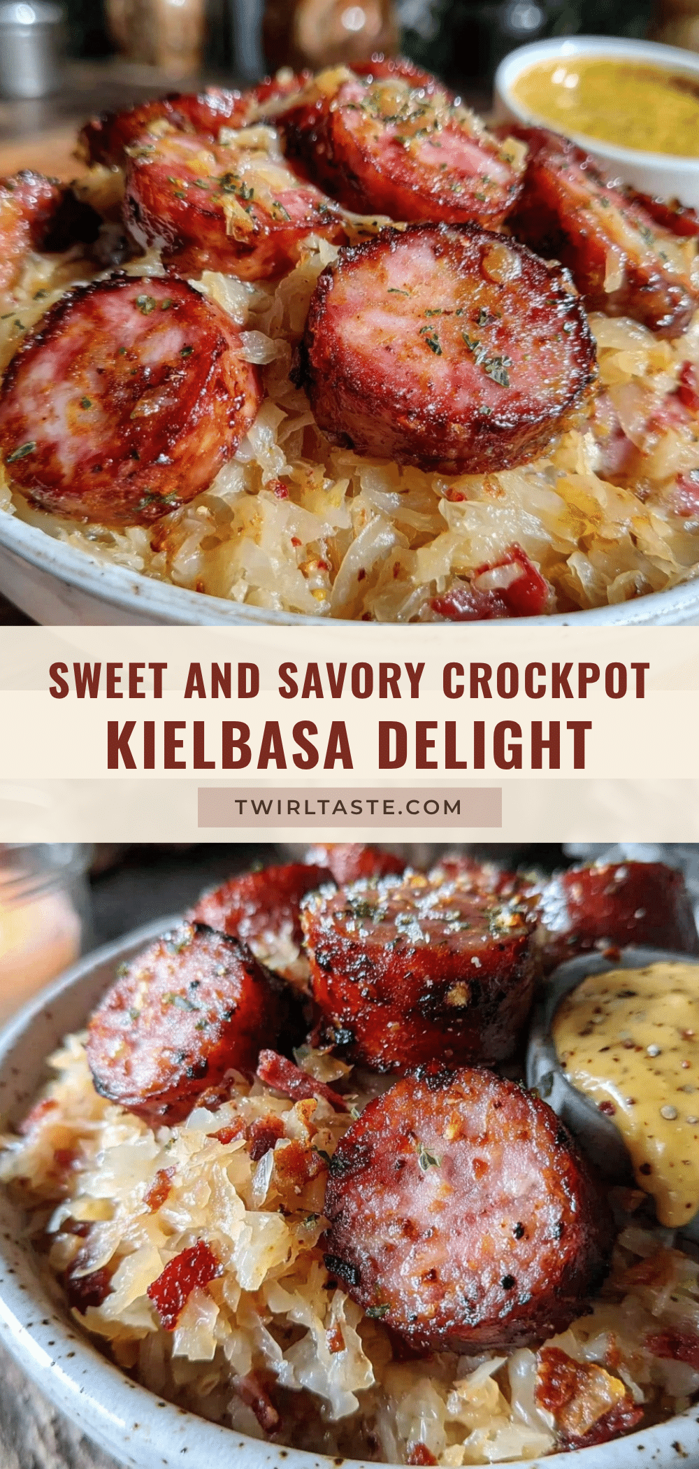 crockpot kielbasa and sauerkraut recipe