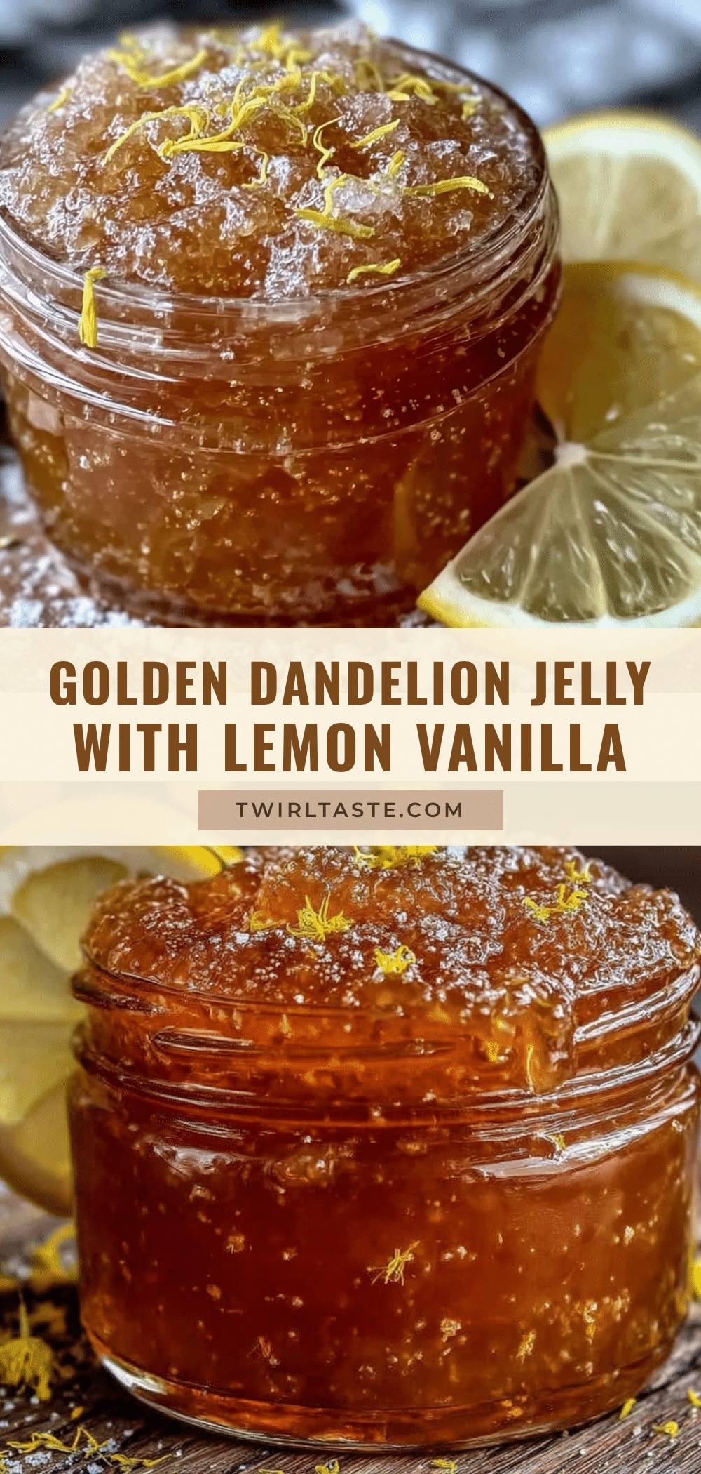 dandelion flower jelly recipe