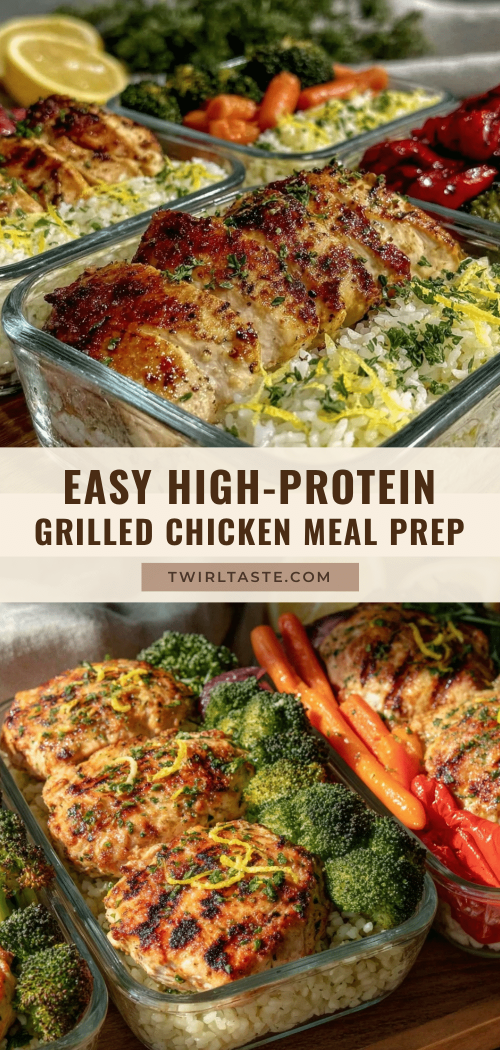 easy high-protein grilled chicken meal prep recipe