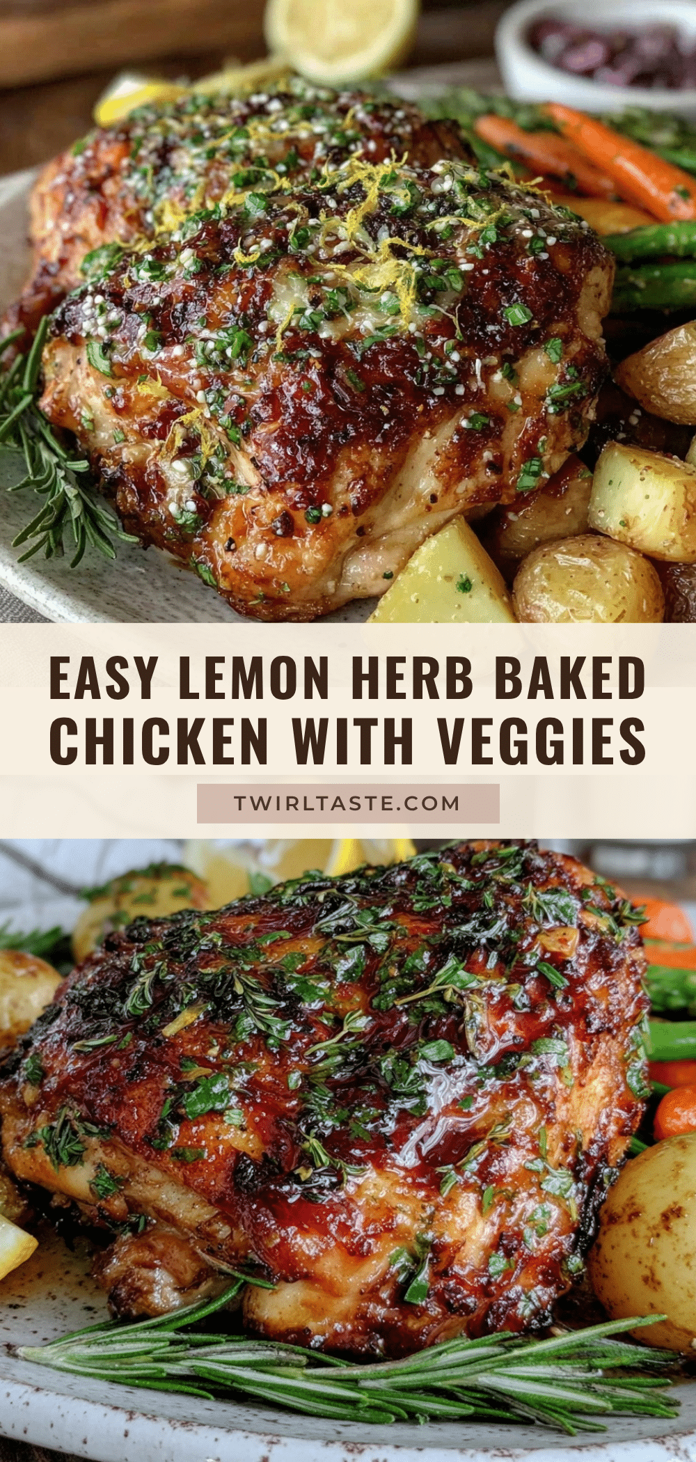easy lemon herb baked chicken recipe