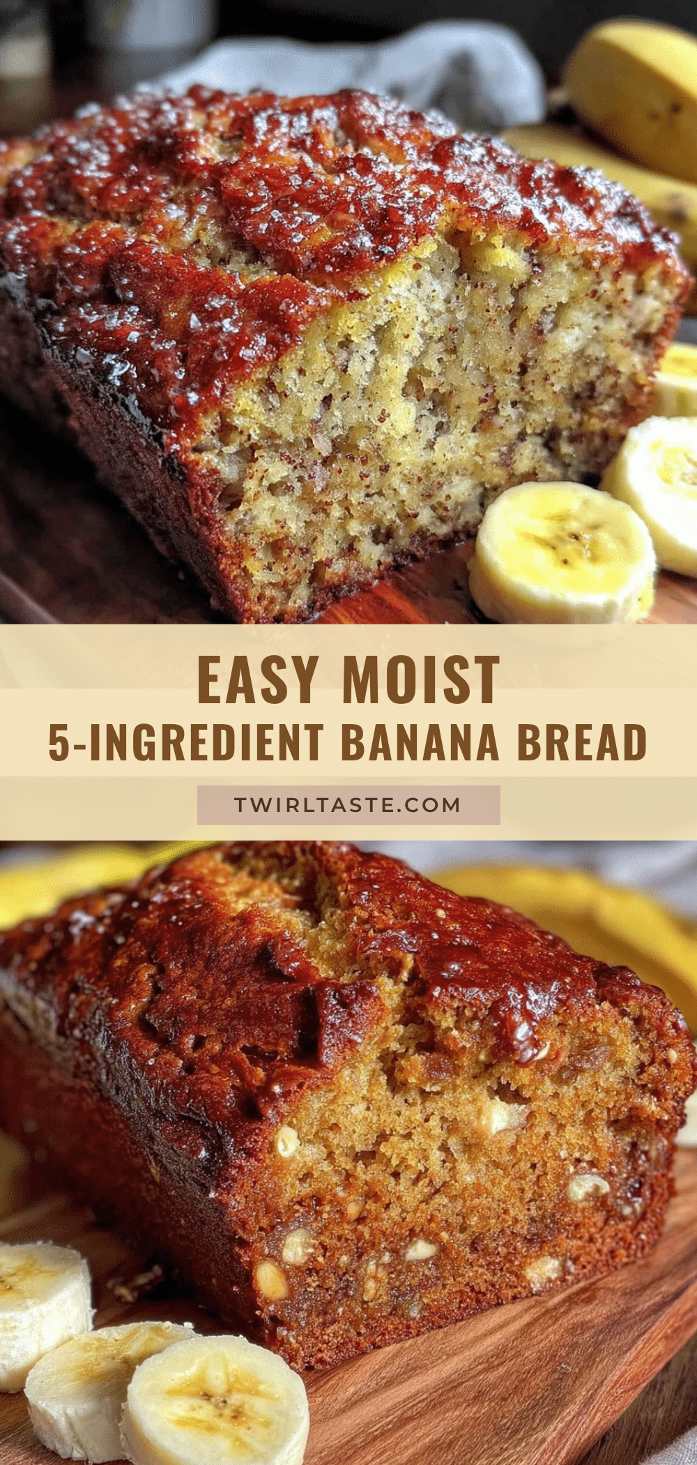easy moist banana bread recipe recipe