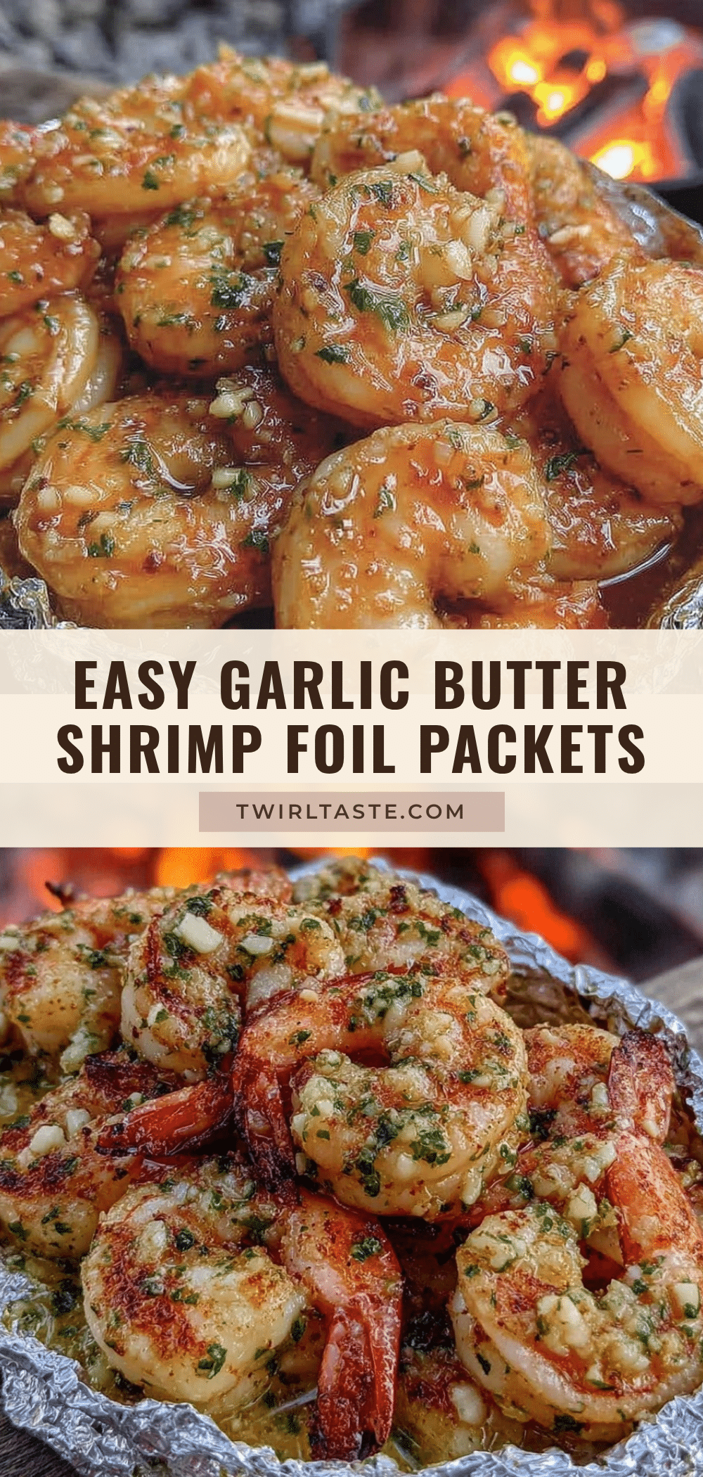 foil packet garlic butter shrimp recipe