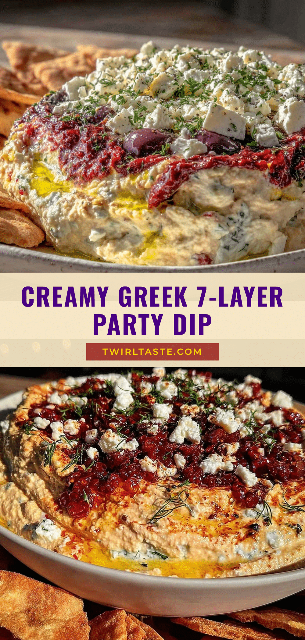 Fresh Greek 7-Layer Dip recipe