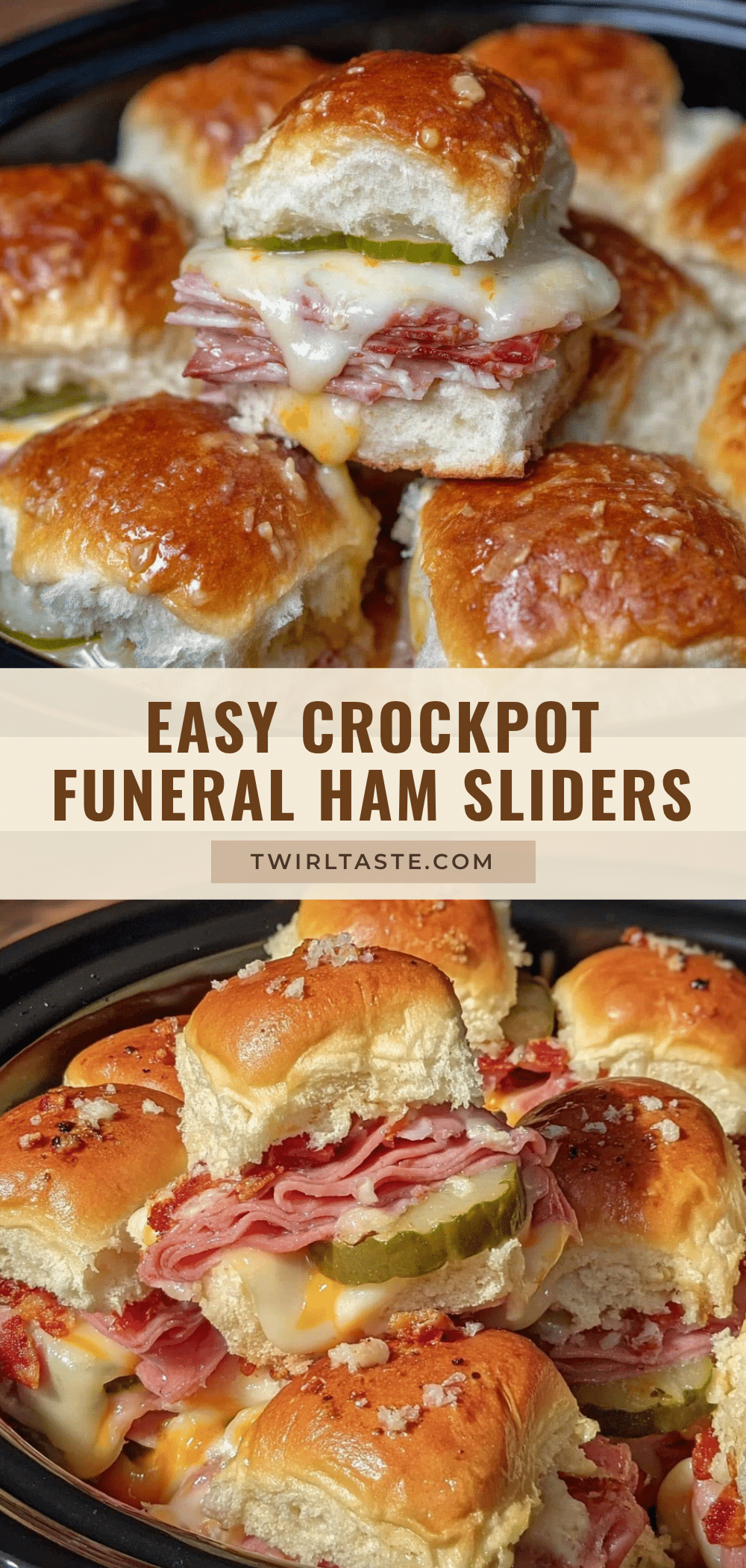 funeral ham sliders crockpot recipe