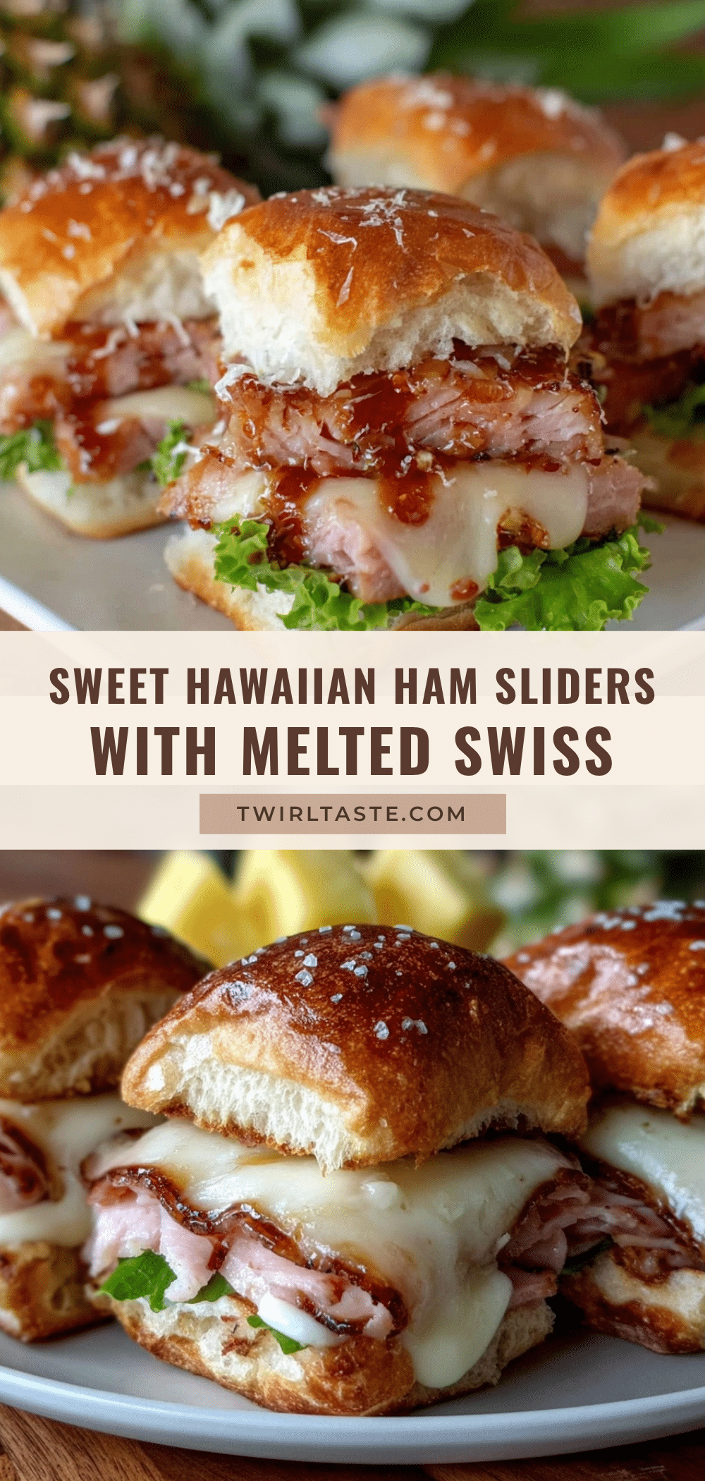 Hawaiian ham sliders recipe