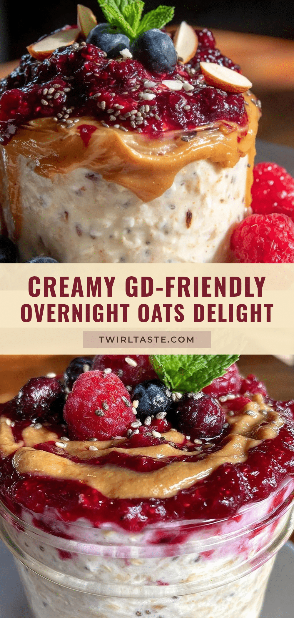 healthy gd-friendly overnight oats recipe