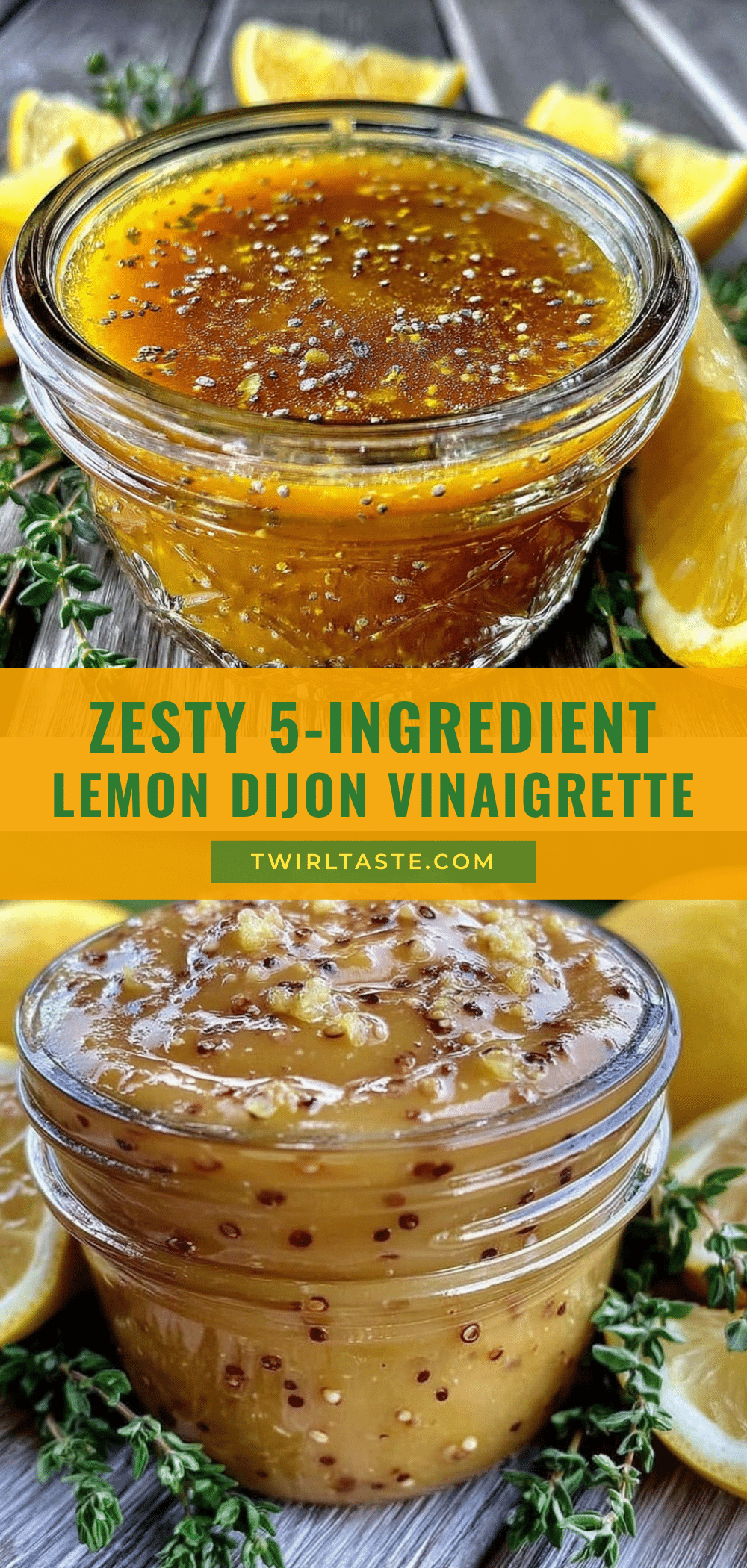 lemon dijon vinaigrette recipe