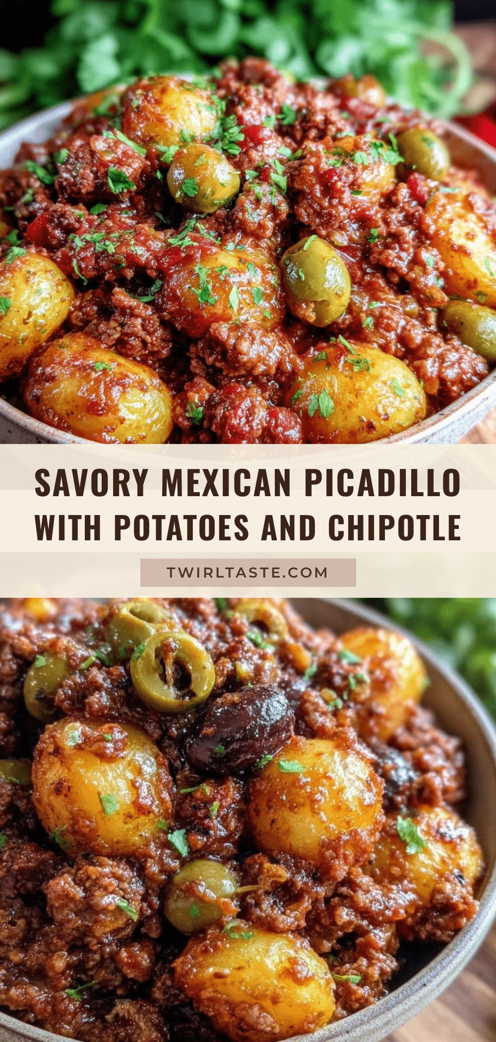 mexican picadillo with potatoes and chipotle recipe