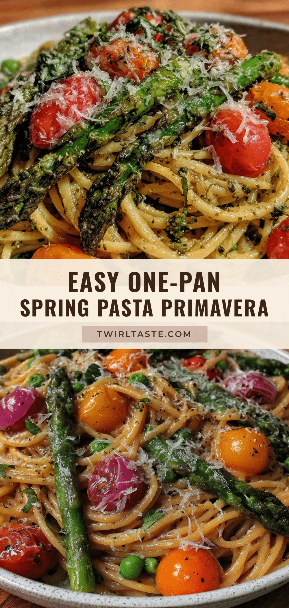 one-pan pasta primavera recipe