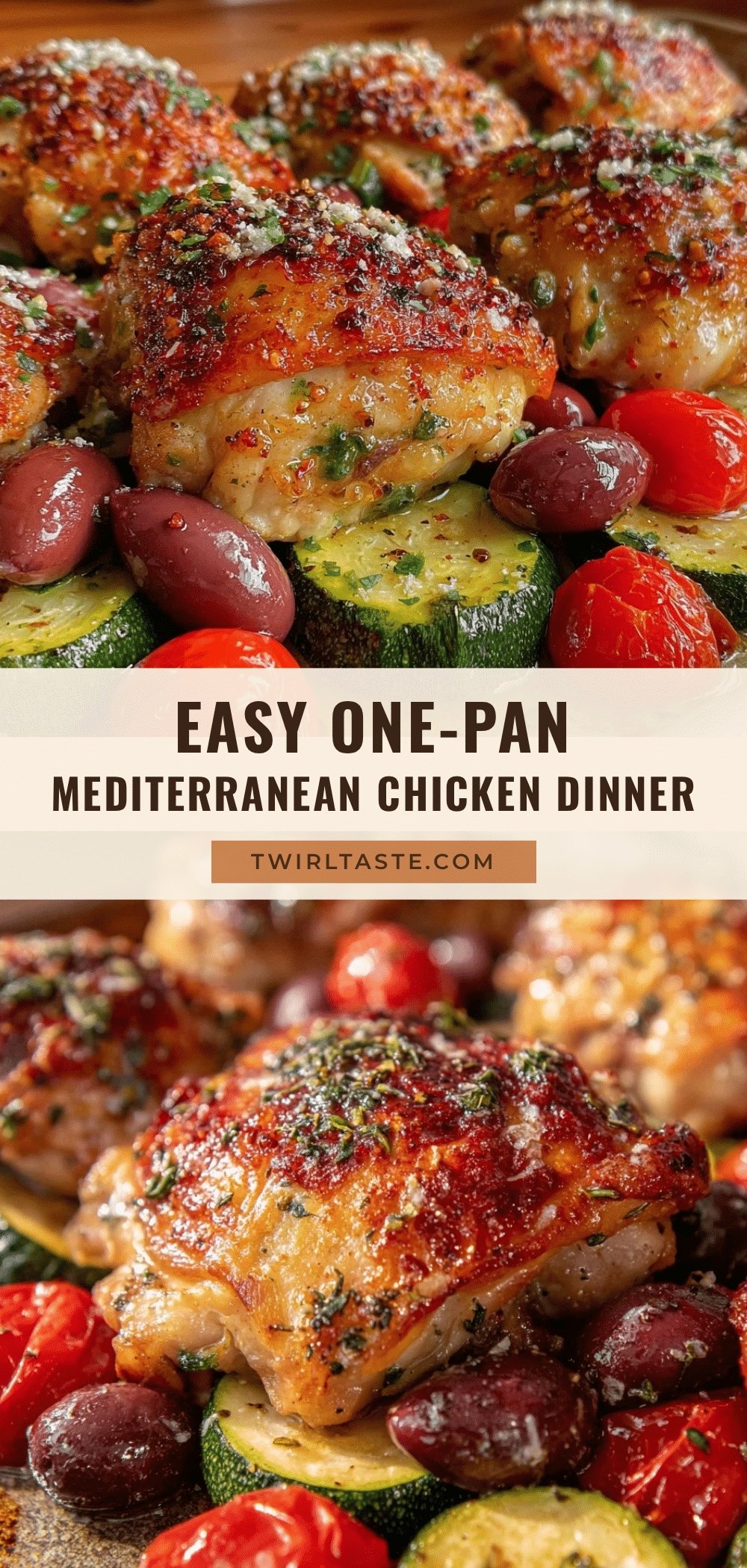 one-sheet-pan mediterranean chicken recipe