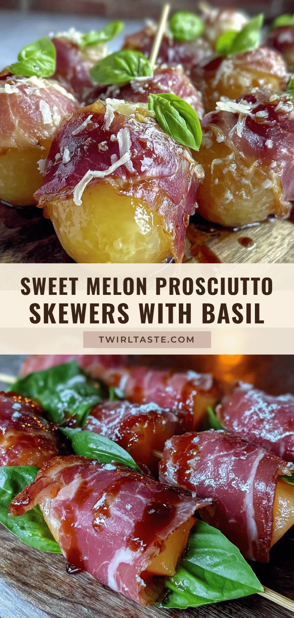 prosciutto-wrapped melon skewers recipe