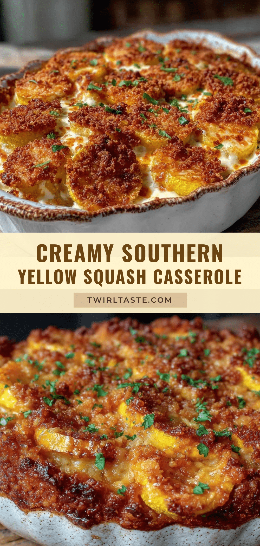 southern baked yellow squash casserole recipe