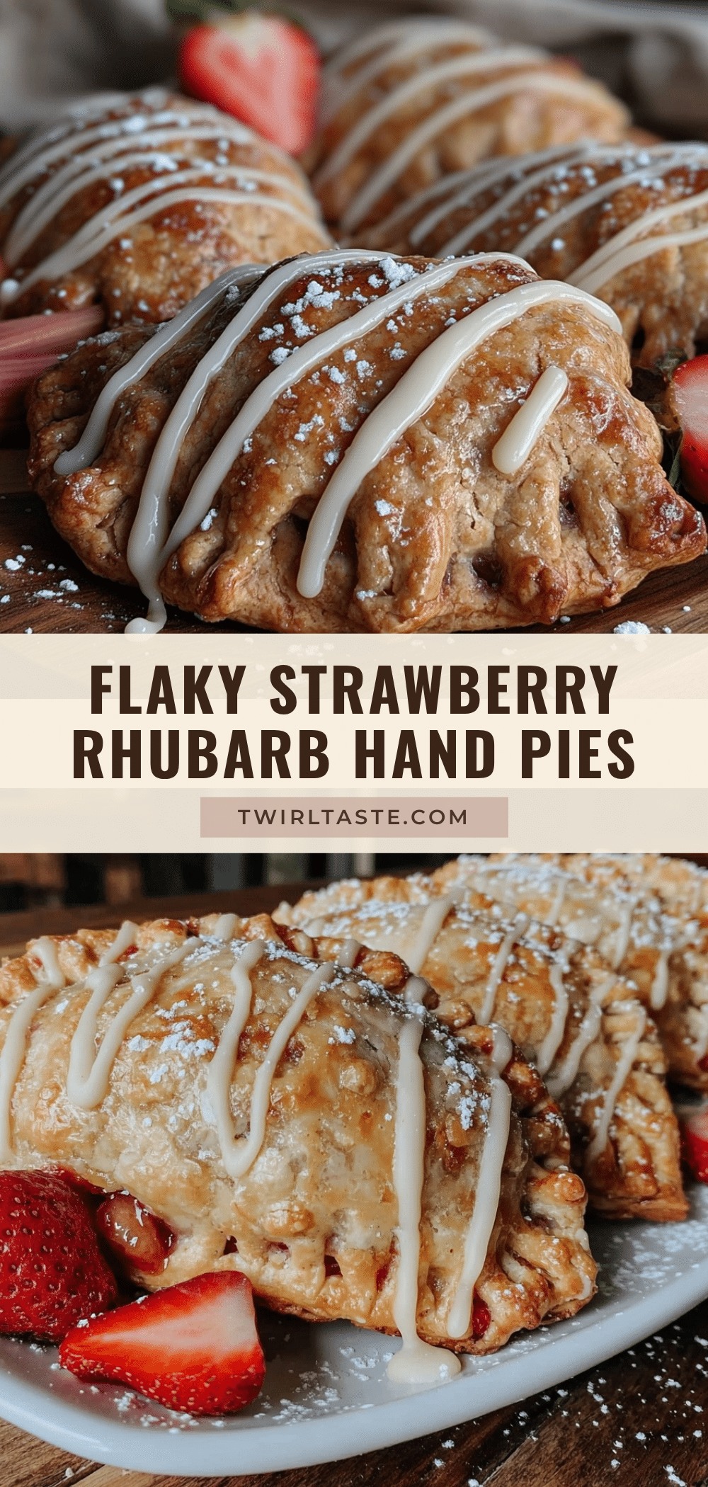 strawberry rhubarb hand pies recipe
