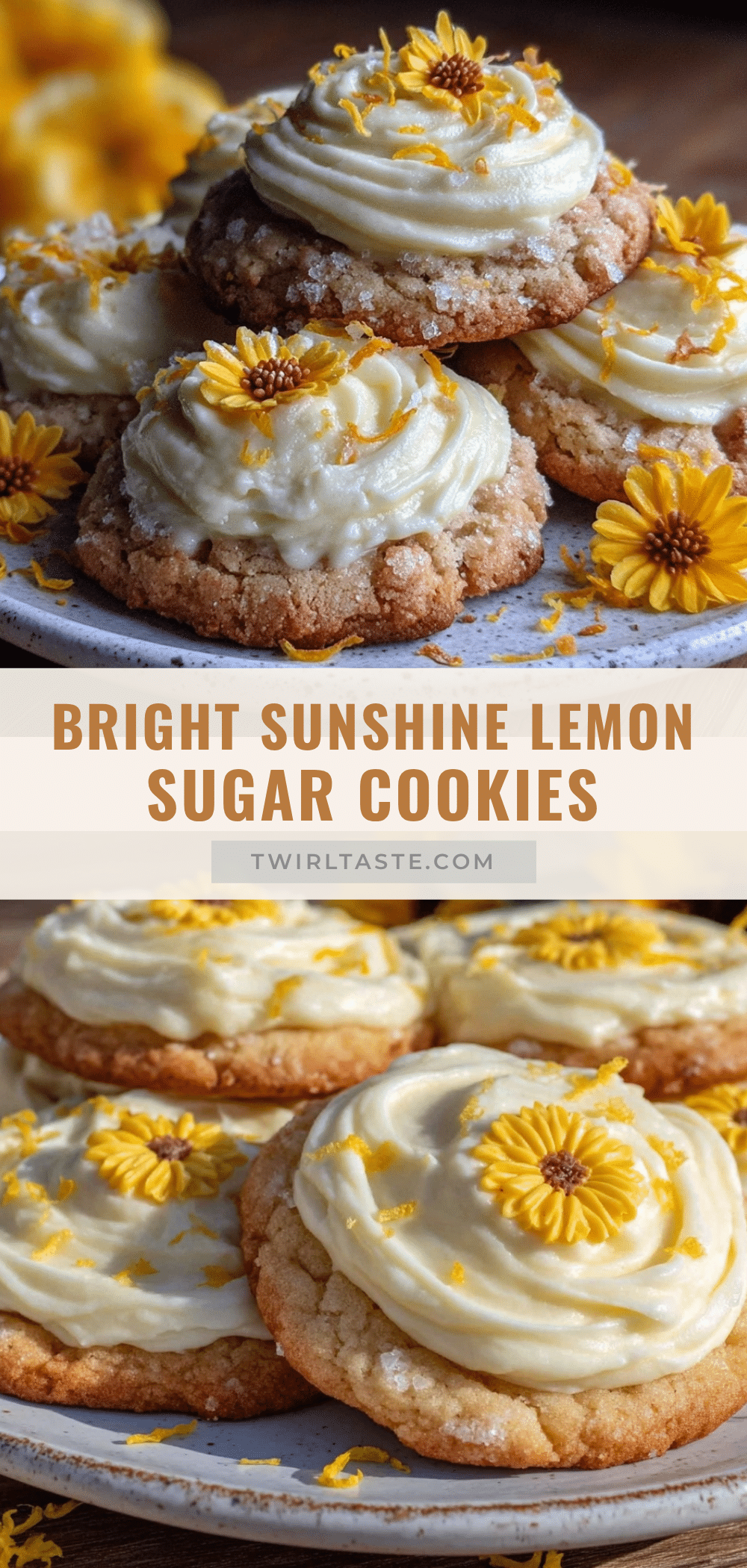 Sunshine Lemon Sugar Cookies recipe