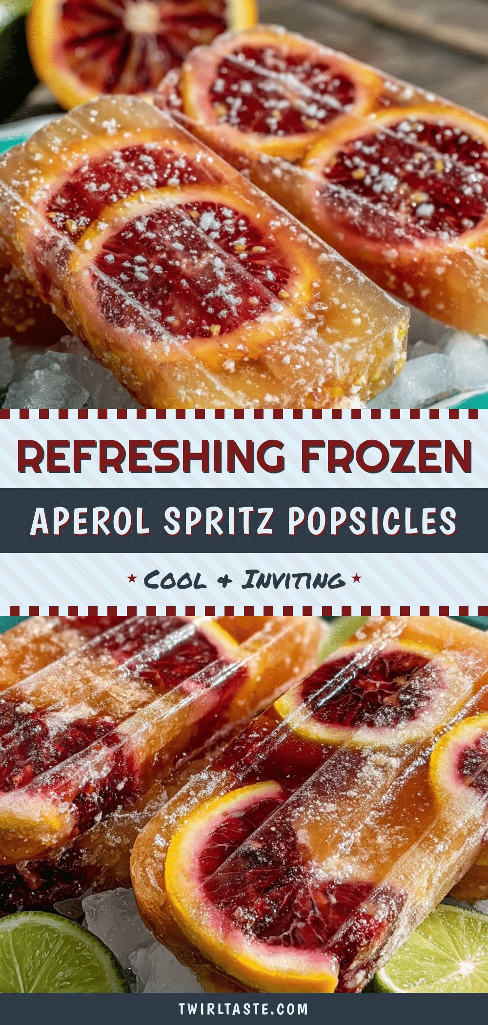 Aperol Spritz Popsicles recipe