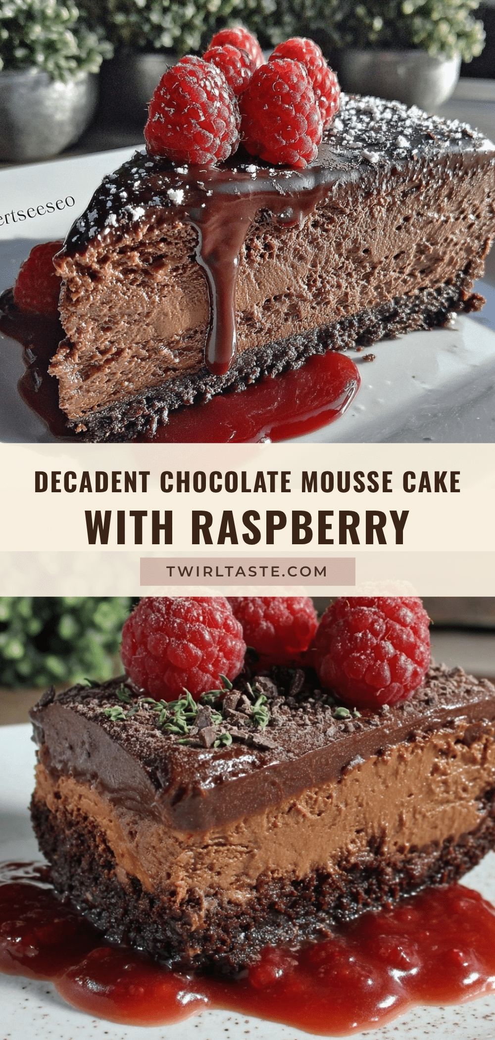 chocolate mousse cake recipe