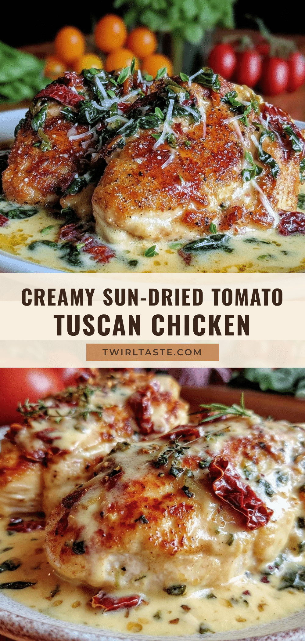 creamy tuscan chicken recipe