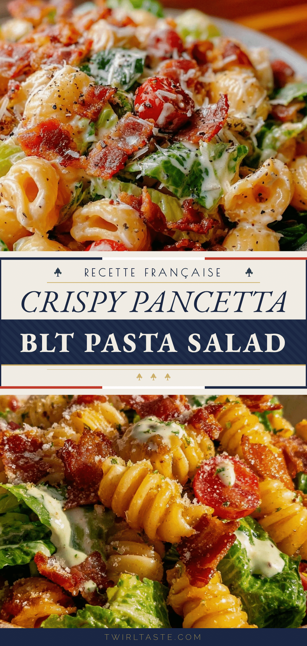 Crispy BLT Pasta Salad recipe
