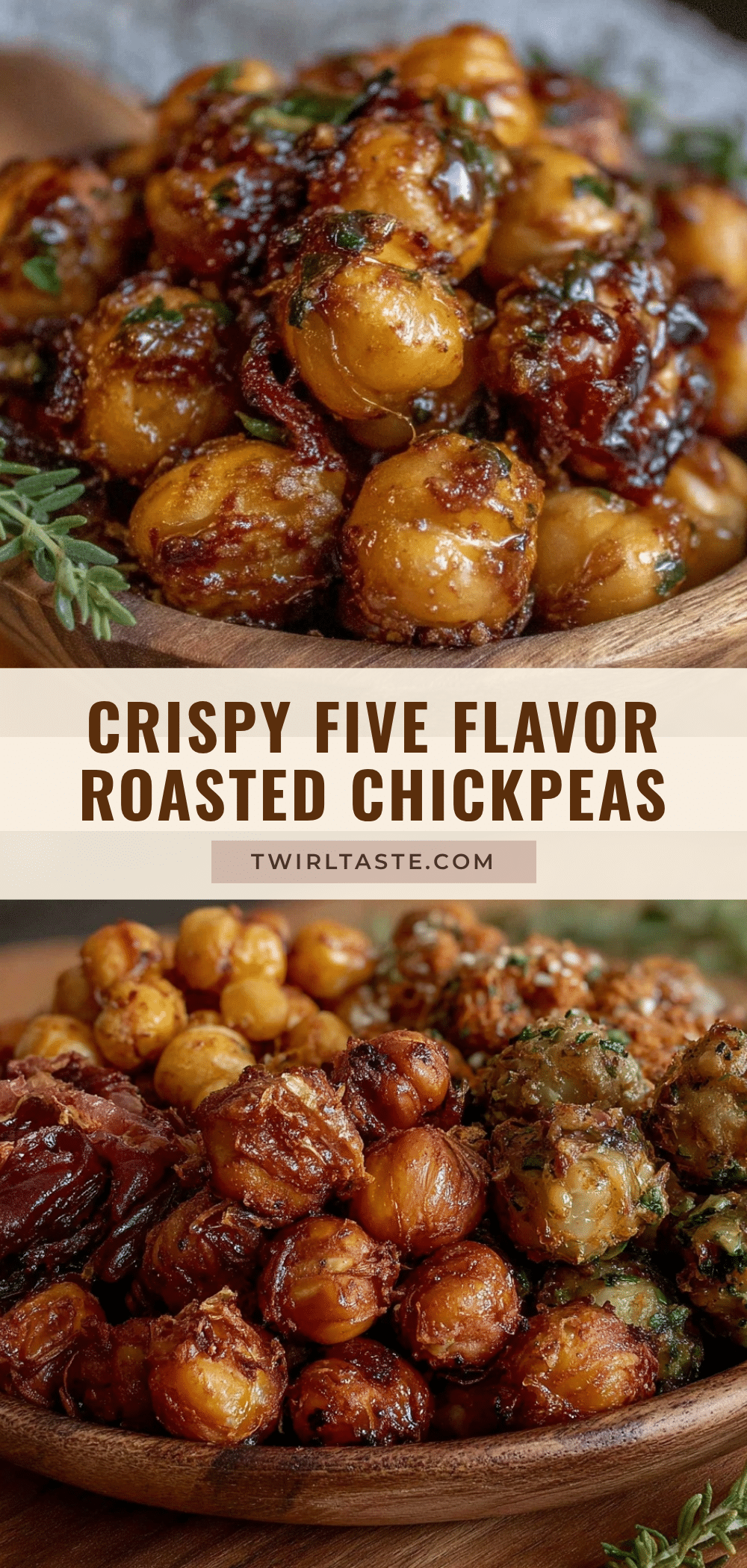 crispy five flavor roasted chickpeas recipe