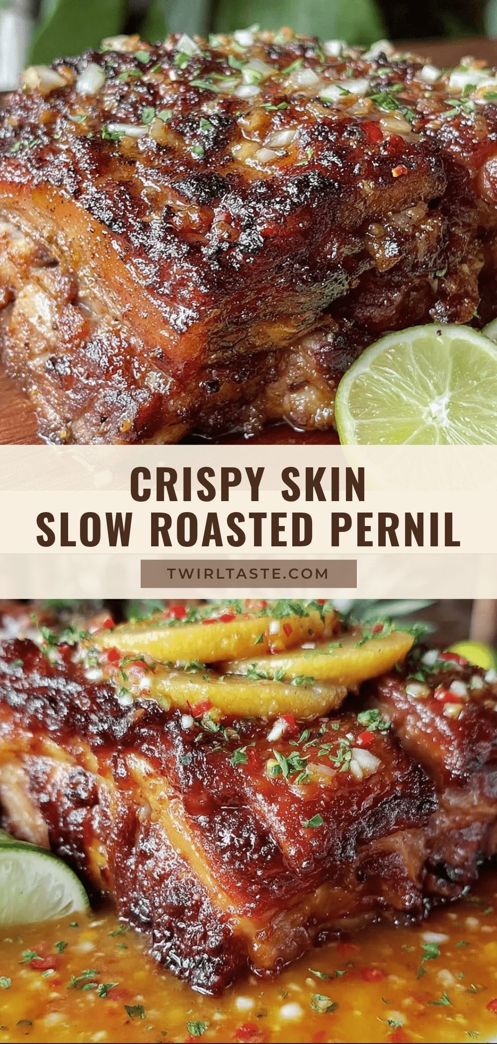 crispy slow roasted pernil-style pork shoulder recipe