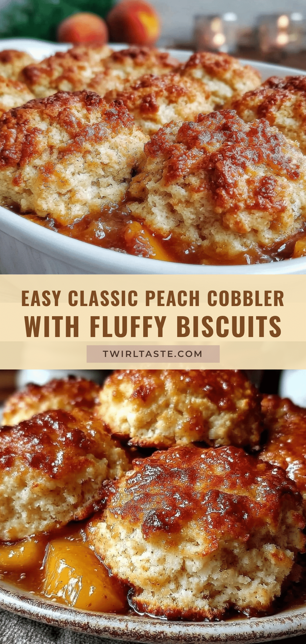 easy classic peach cobbler recipe
