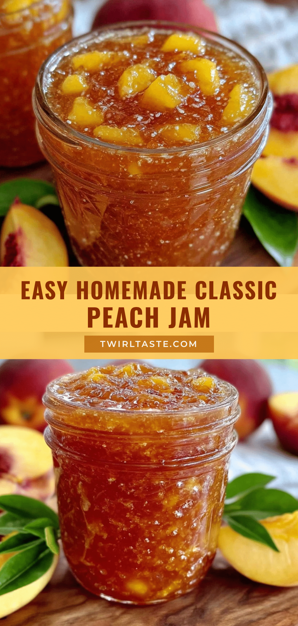 easy homemade classic peach jam recipe recipe