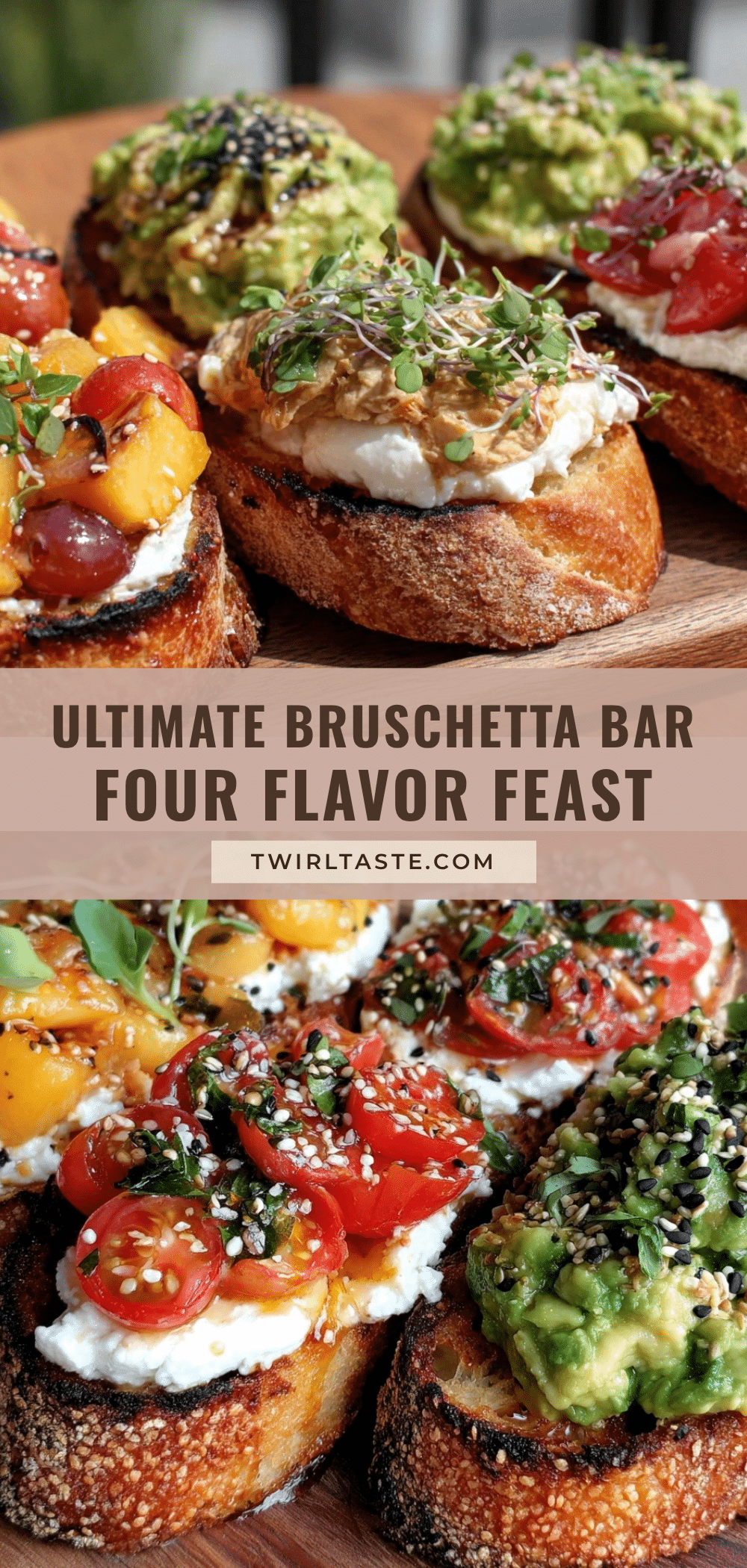 flavorful bruschetta bar recipe