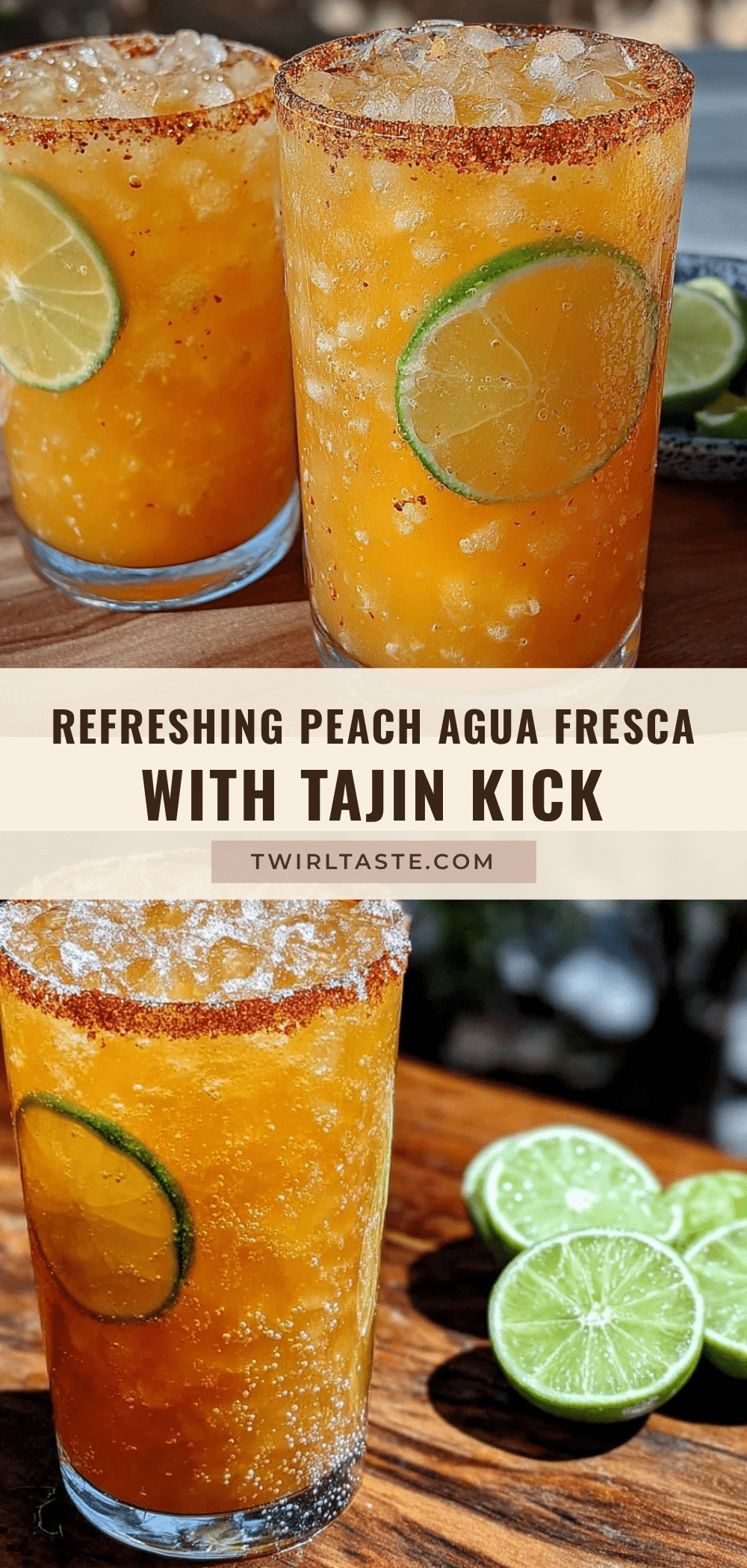fresh peach agua fresca recipe