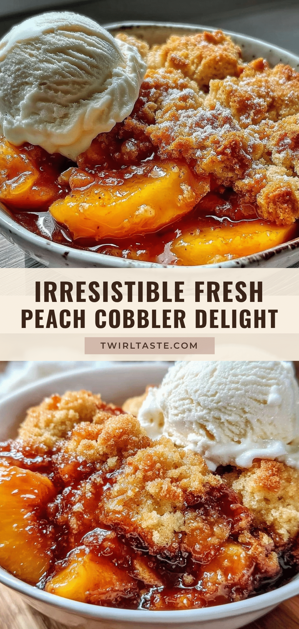 fresh peach cobbler recipe