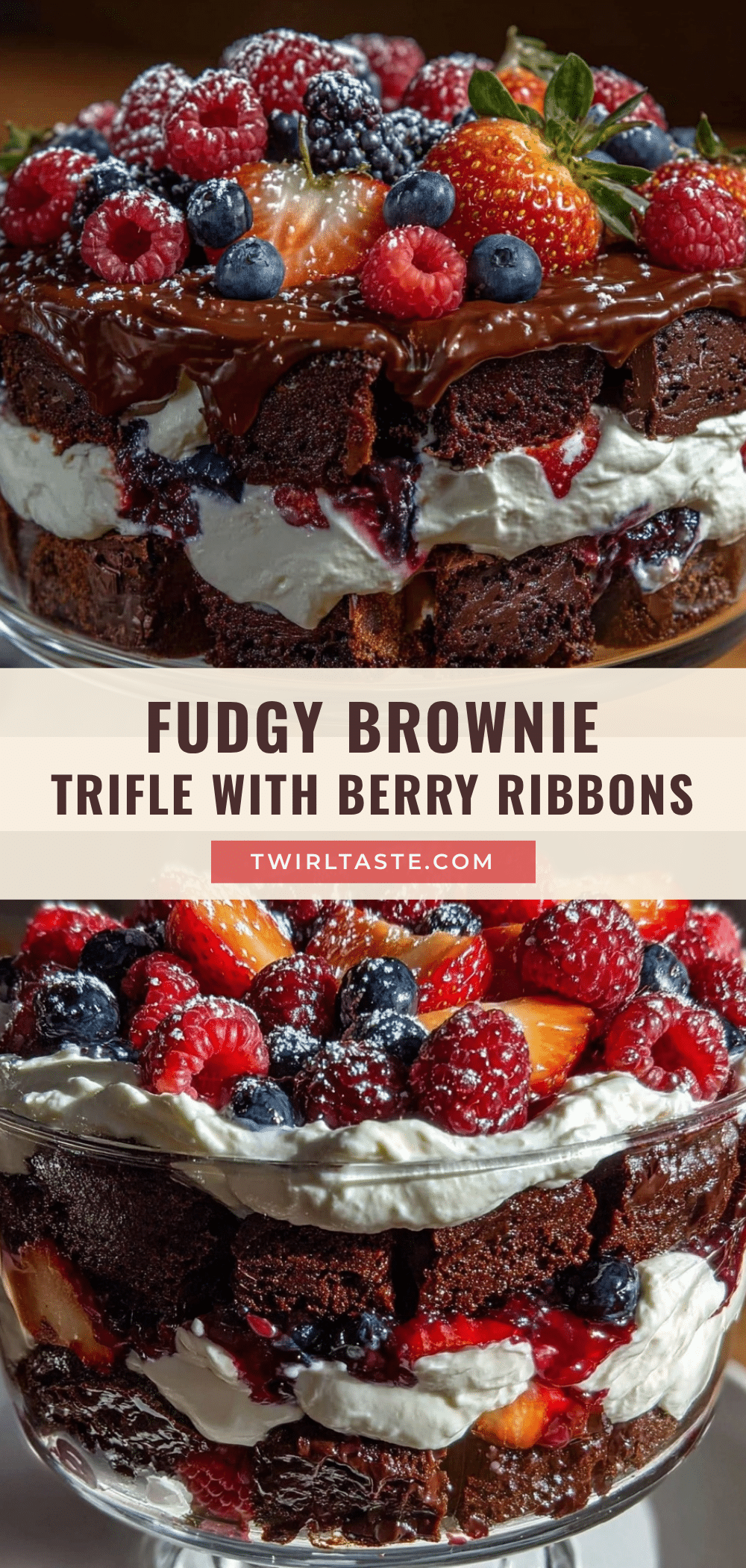 fudgy brownie trifle recipe
