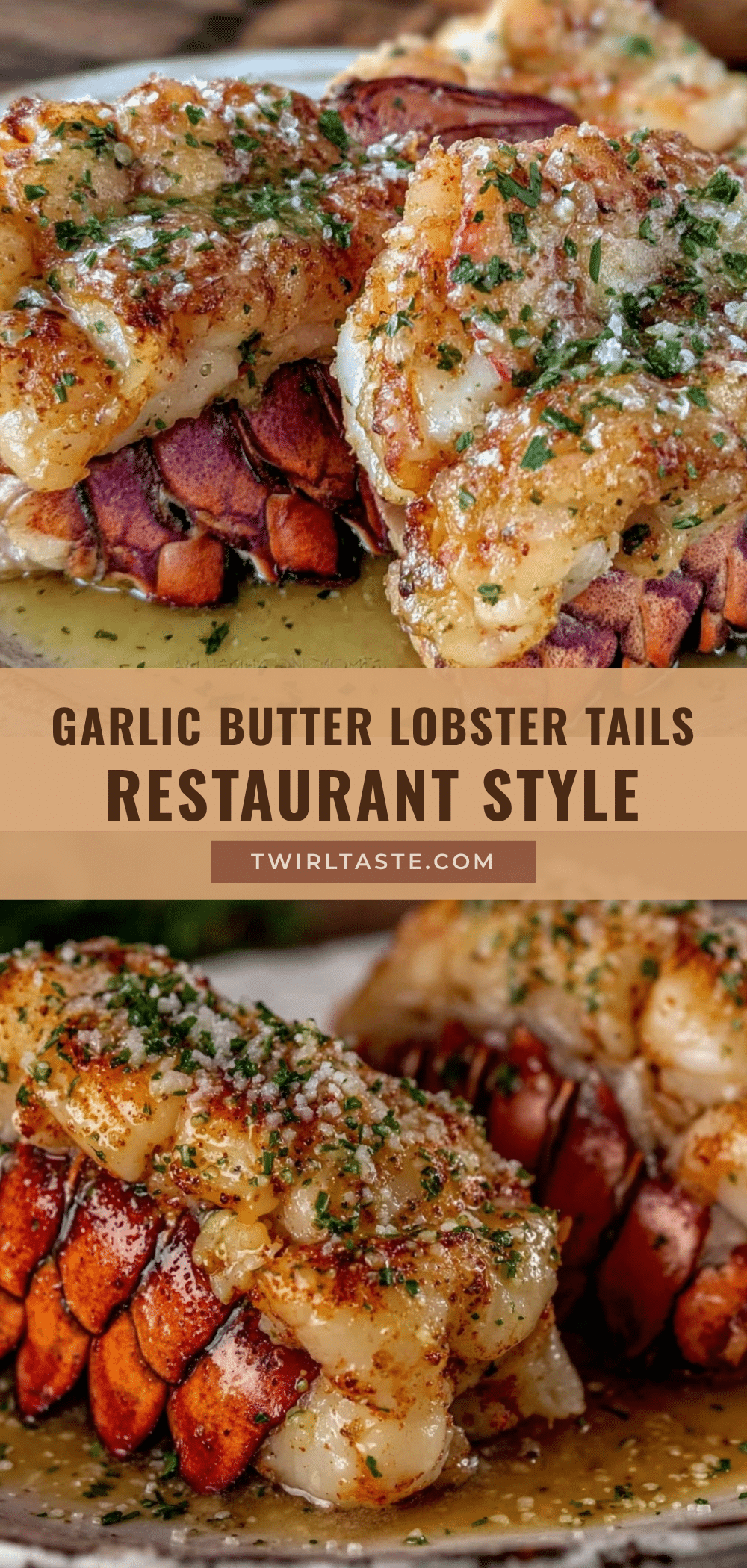 garlic butter lobster tails recipe