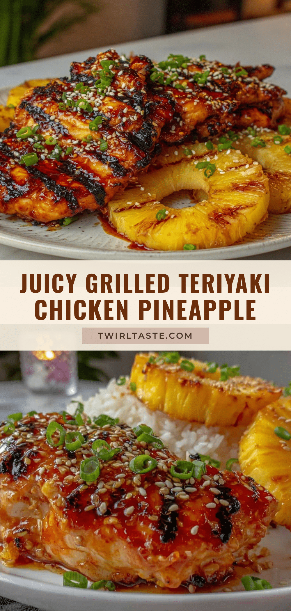 grilled teriyaki chicken with pineapple recipe