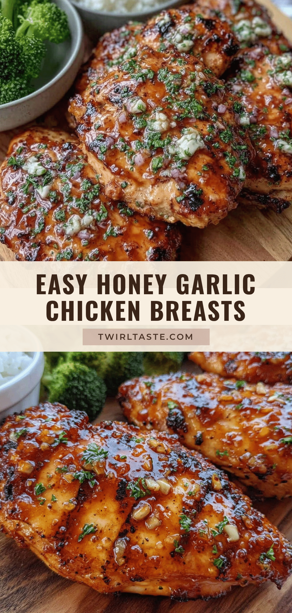 honey garlic chicken breasts recipe