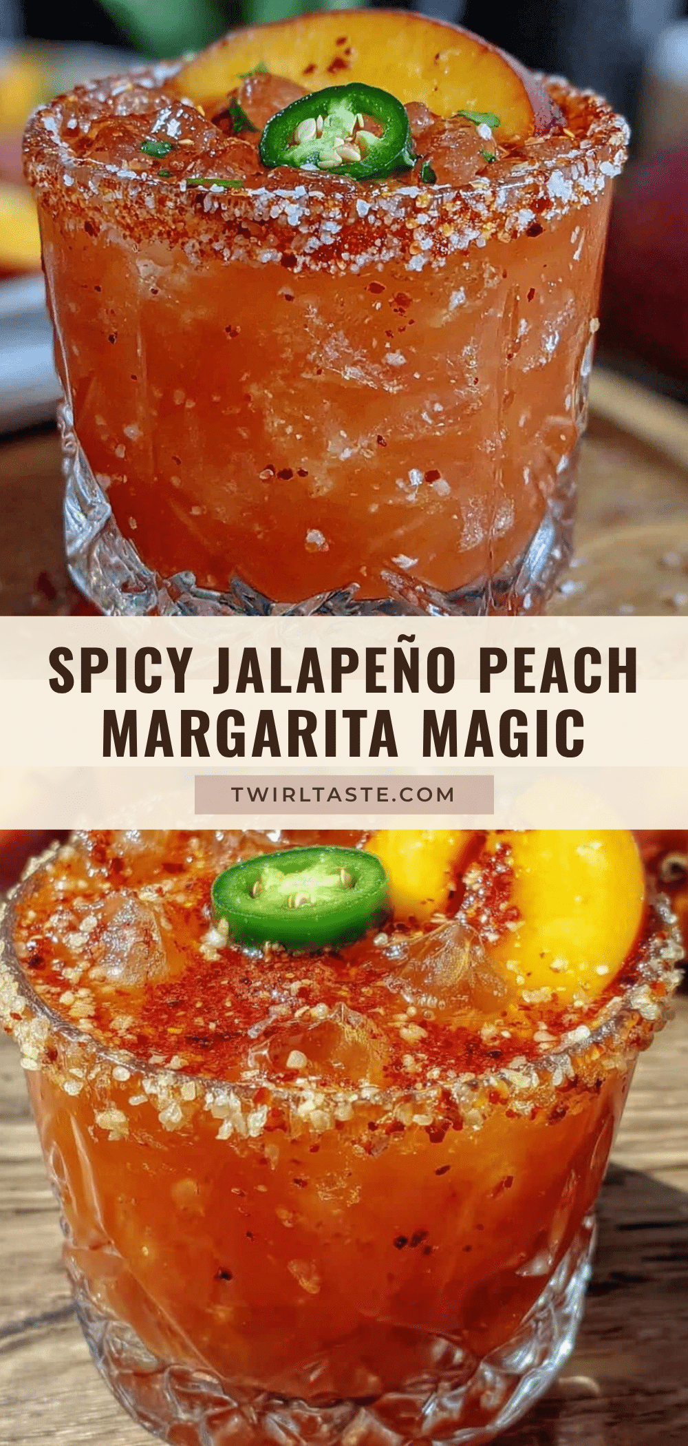 jalapeño peach margarita recipe