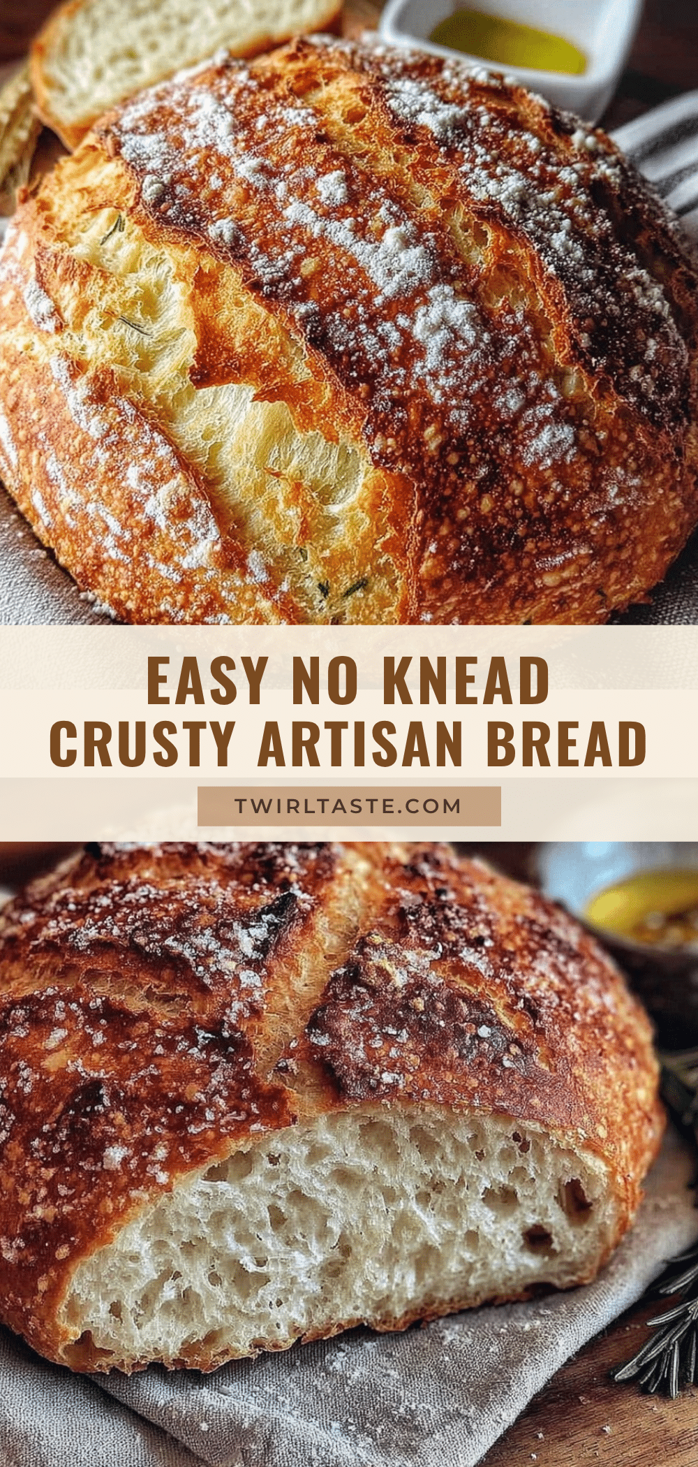 no knead crusty artisan bread recipe recipe