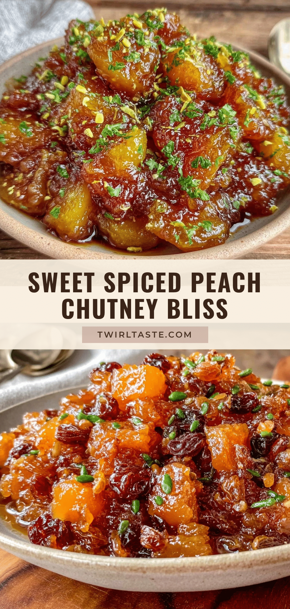 spiced peach chutney recipe