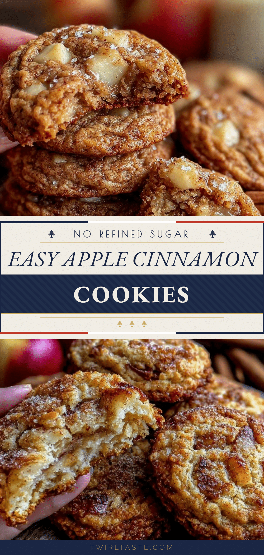 apple cinnamon breakfast cookies recipe