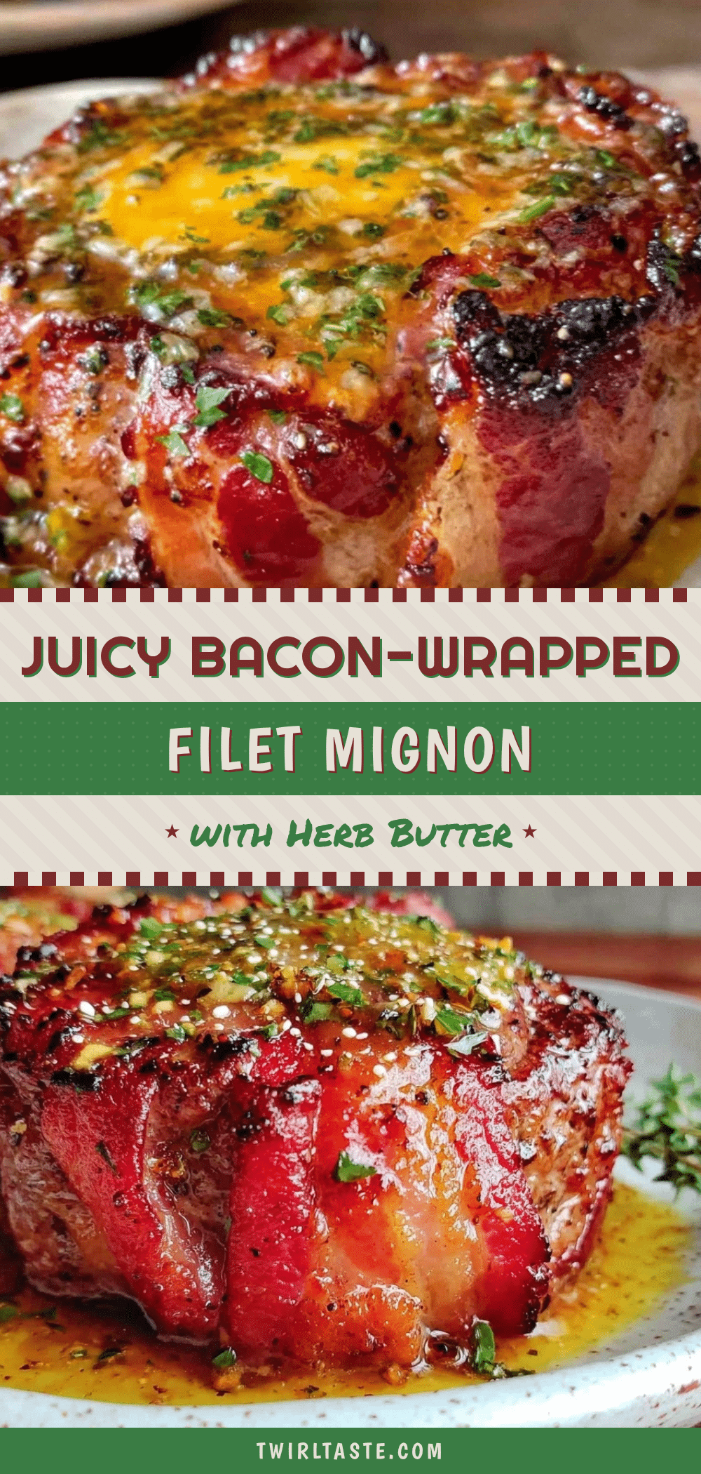 bacon wrapped filet mignon recipe