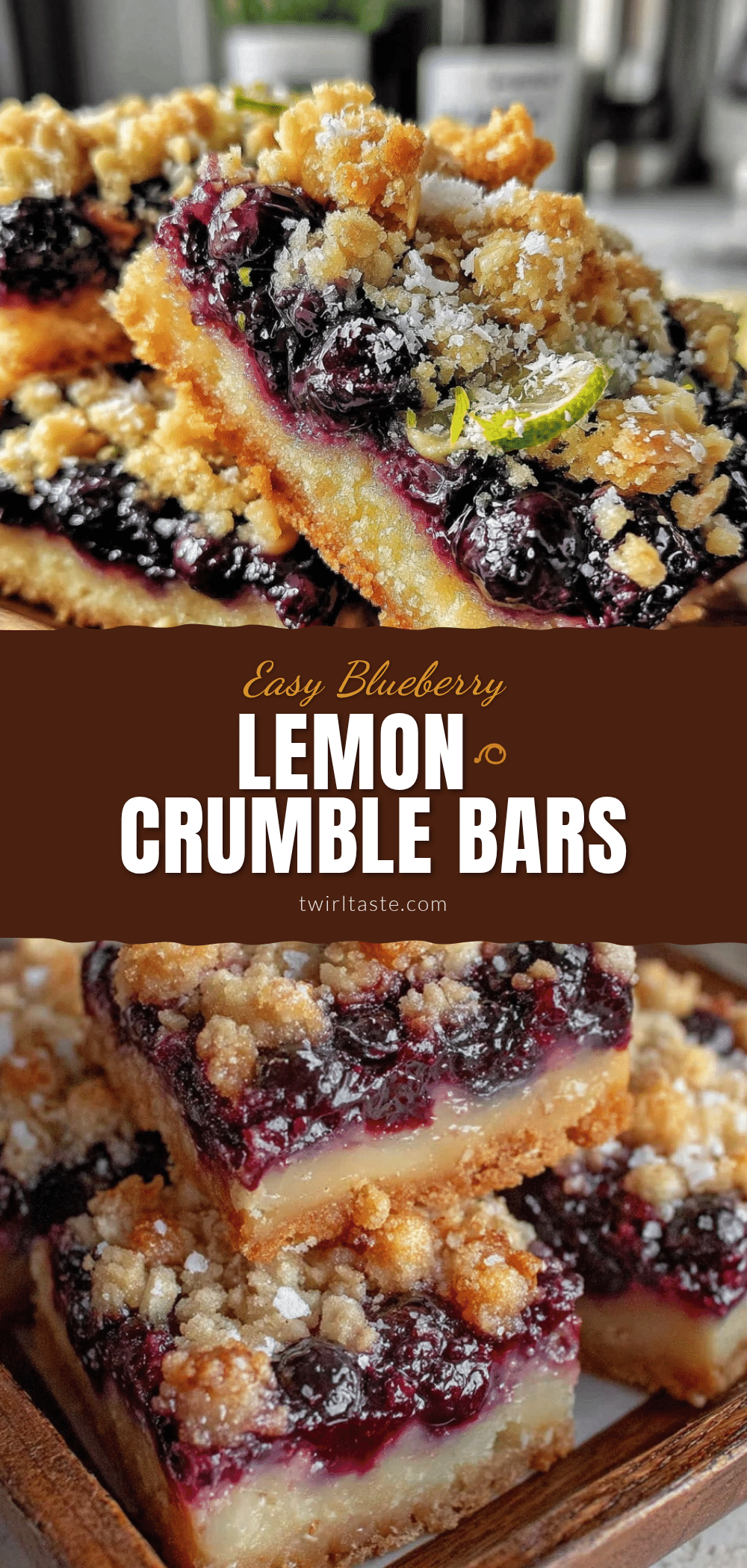 blueberry lemon crumble bars recipe