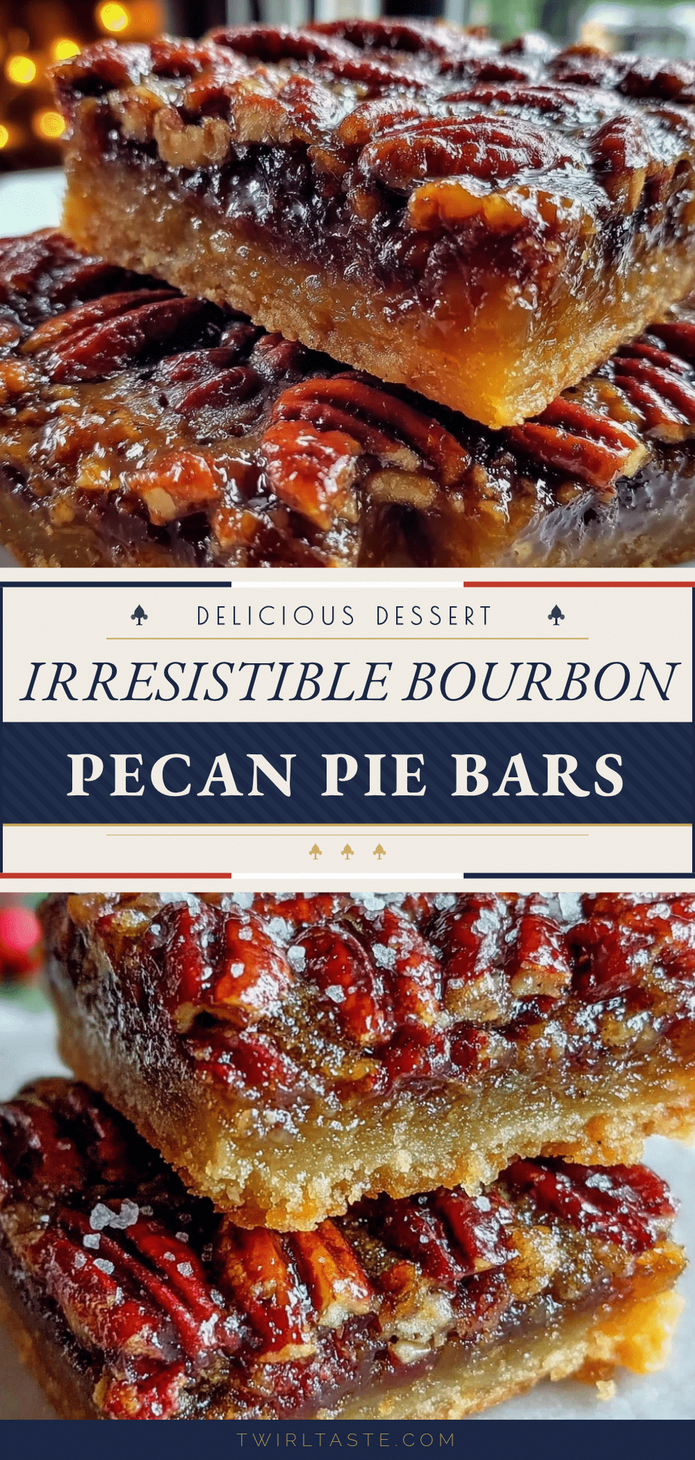 bourbon pecan pie bars recipe